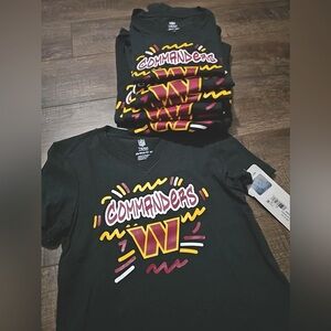 NFL Washington Commanders Girl's T Shirt New With Tags